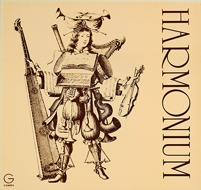 HARMONIUM - S/T Self-Titled album front cover vinyl record